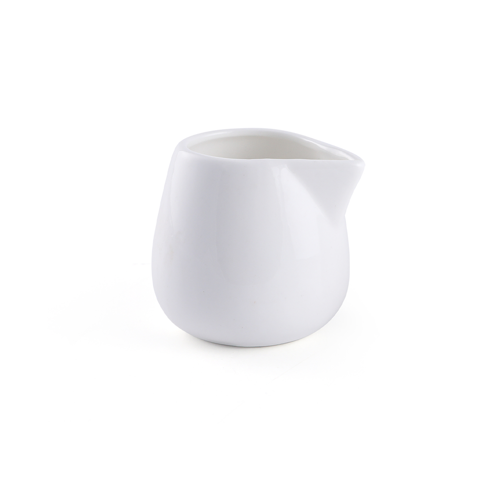Porceletta Ivory Porcelain Creamer 90 ml without Hanndle