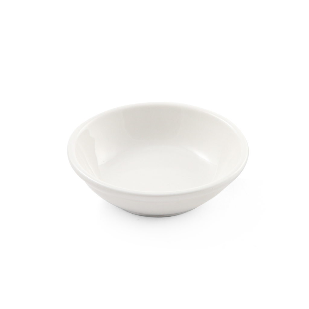 Porceletta Ivory Porcelain Small Sauce Dish 9.75 cm