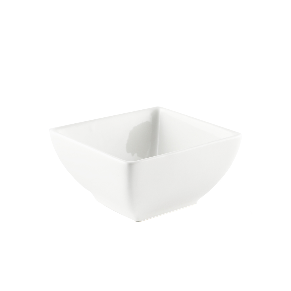 Porceletta Ivory Porcelain Square Soup Bowl 9 cm