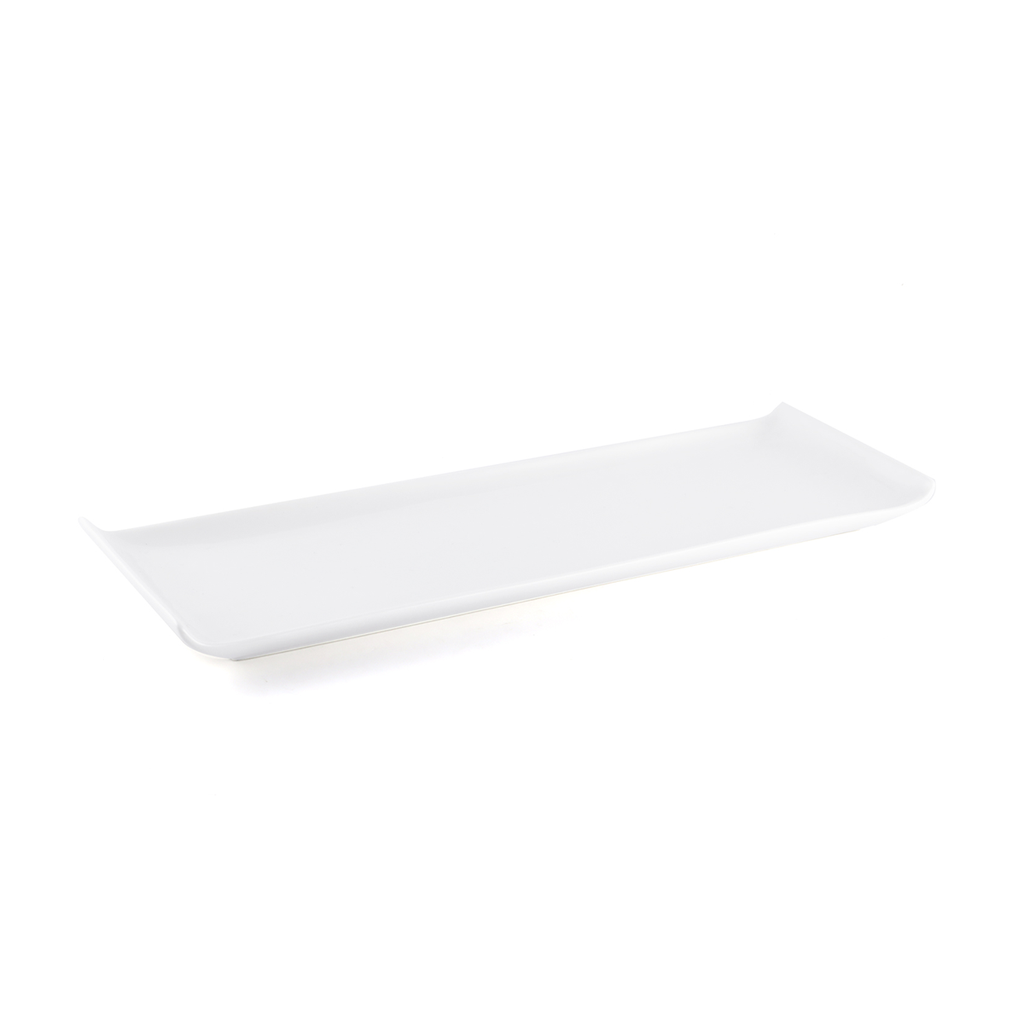 Porceletta Ivory Porcelain Sushi Narrow Plate 30 cm / 12"