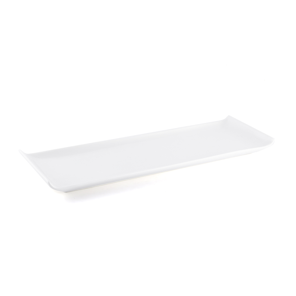 Porceletta Ivory Porcelain Sushi Narrow Plate 35 cm / 14"