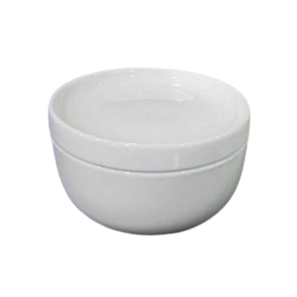 Porceletta Ivory Porcelain Soup Bowl with Lid 11.5 cm