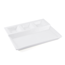 Porceletta Ivory Porcelain Shawarma Plate 10.5"