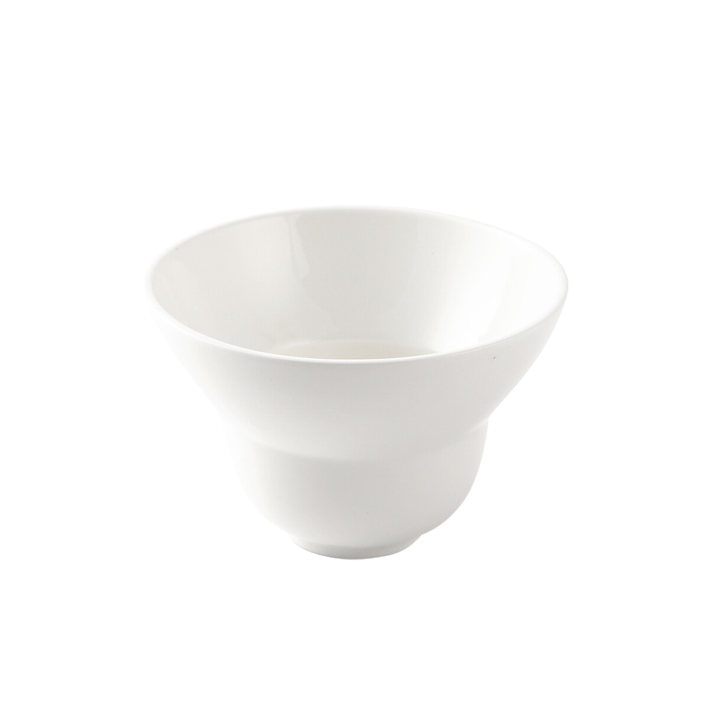Porceletta Ivory Porcelain Blown Bowl 15 cm