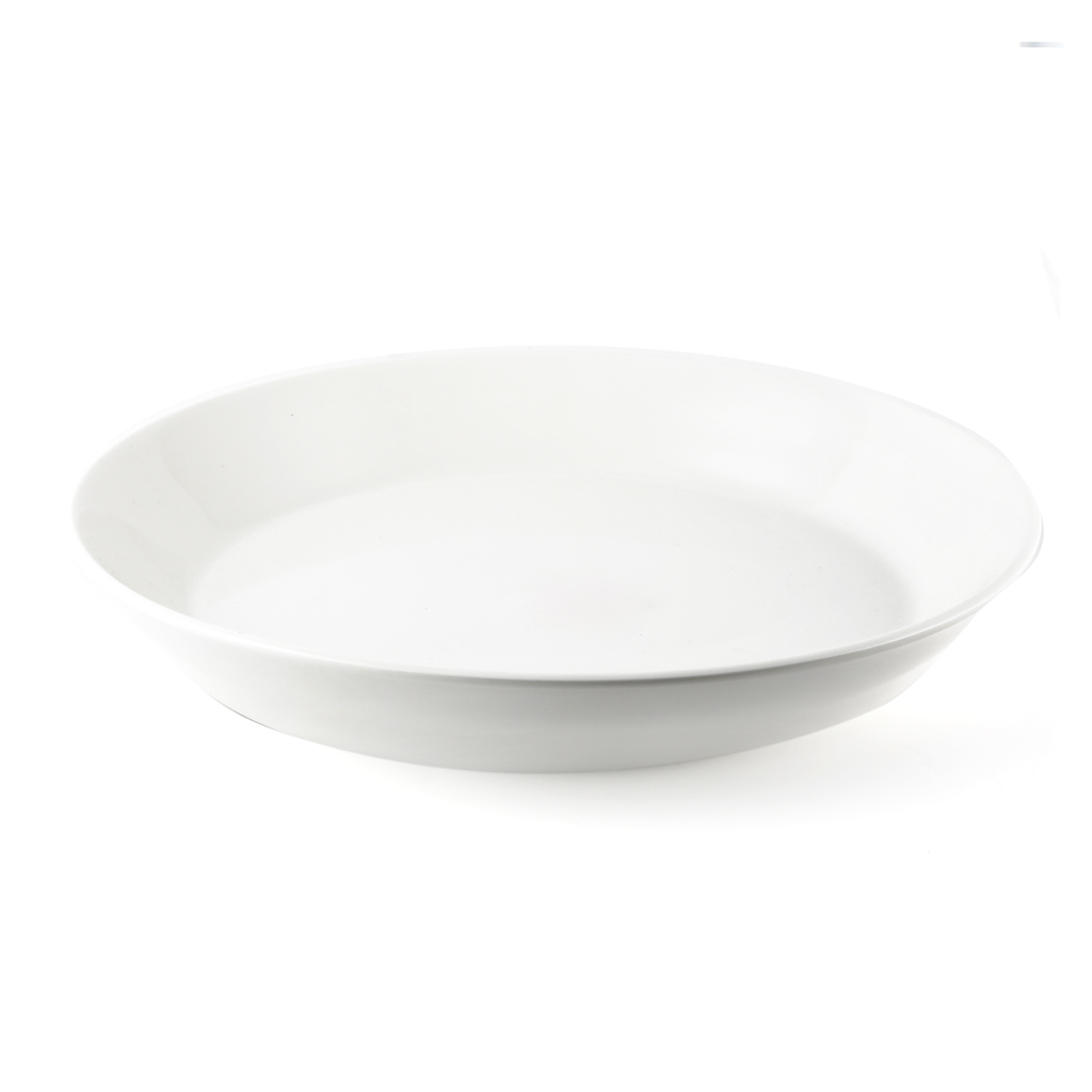 Porceletta Ivory Porcelain Large Round Insert Platter 49.5 cm