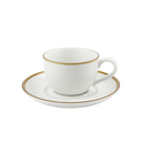 Porceletta Ivory Mocha Porcelain Coffee Cup & Saucer 80 ml
