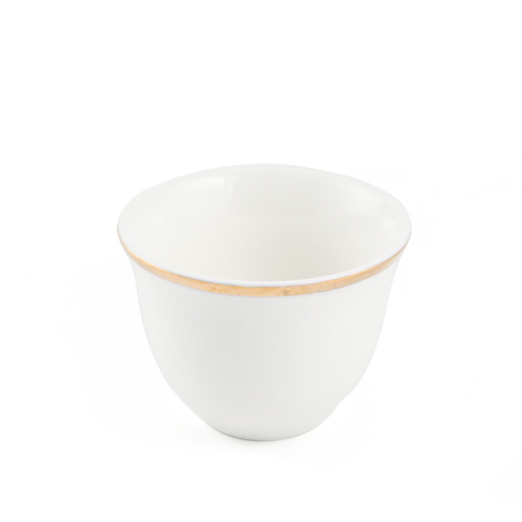 Porceletta Ivory Porcelain Cawa Cup Set of 6