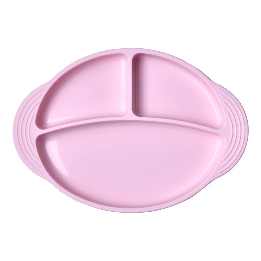 Vague Silicone Kids Divided Dinner Plates 27 cm