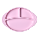 Vague Silicone Kids Divided Dinner Plates 27 cm