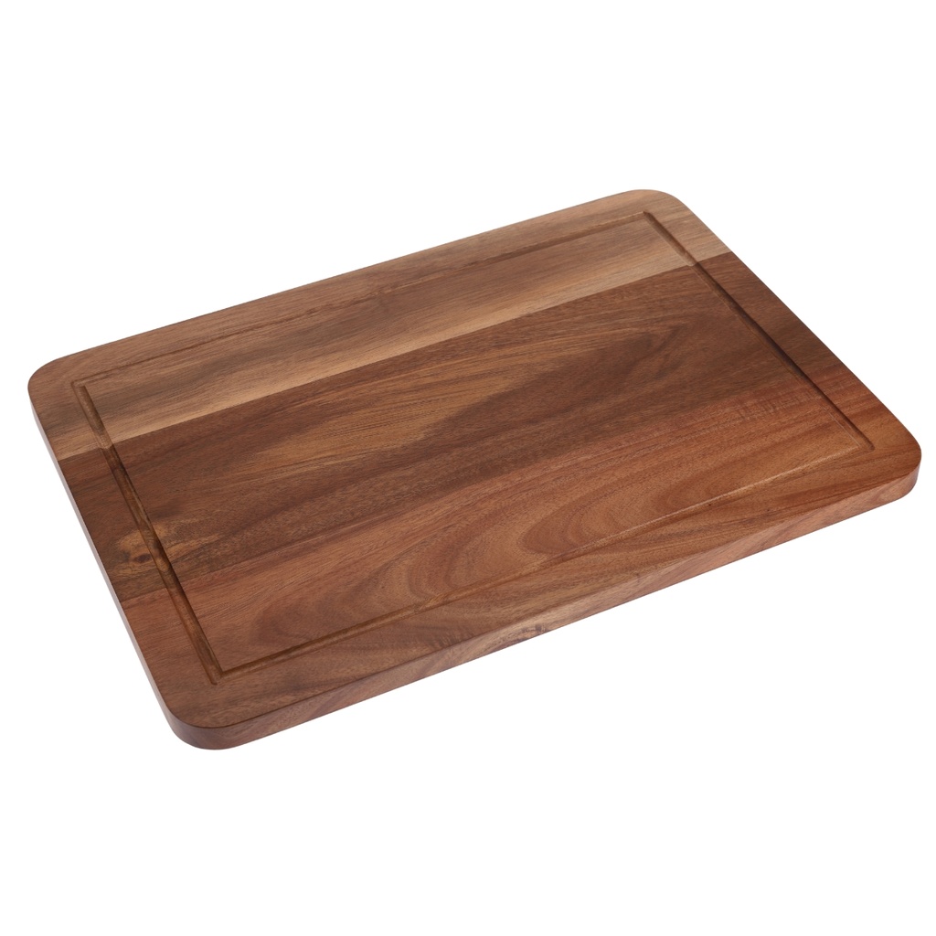 Vague Rectangular Serving Tray with Juice Groove 35 cm x 50 cm