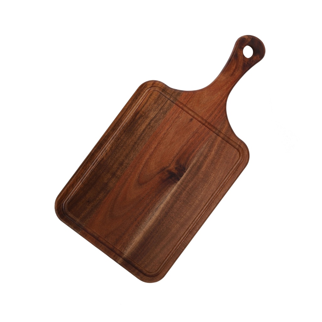 Vague Paddle Serving Tray with Juice Groove 21 cm x 42 cm