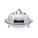 Vague Steel Round Ouzi Steel Platter 47 cm,Silver