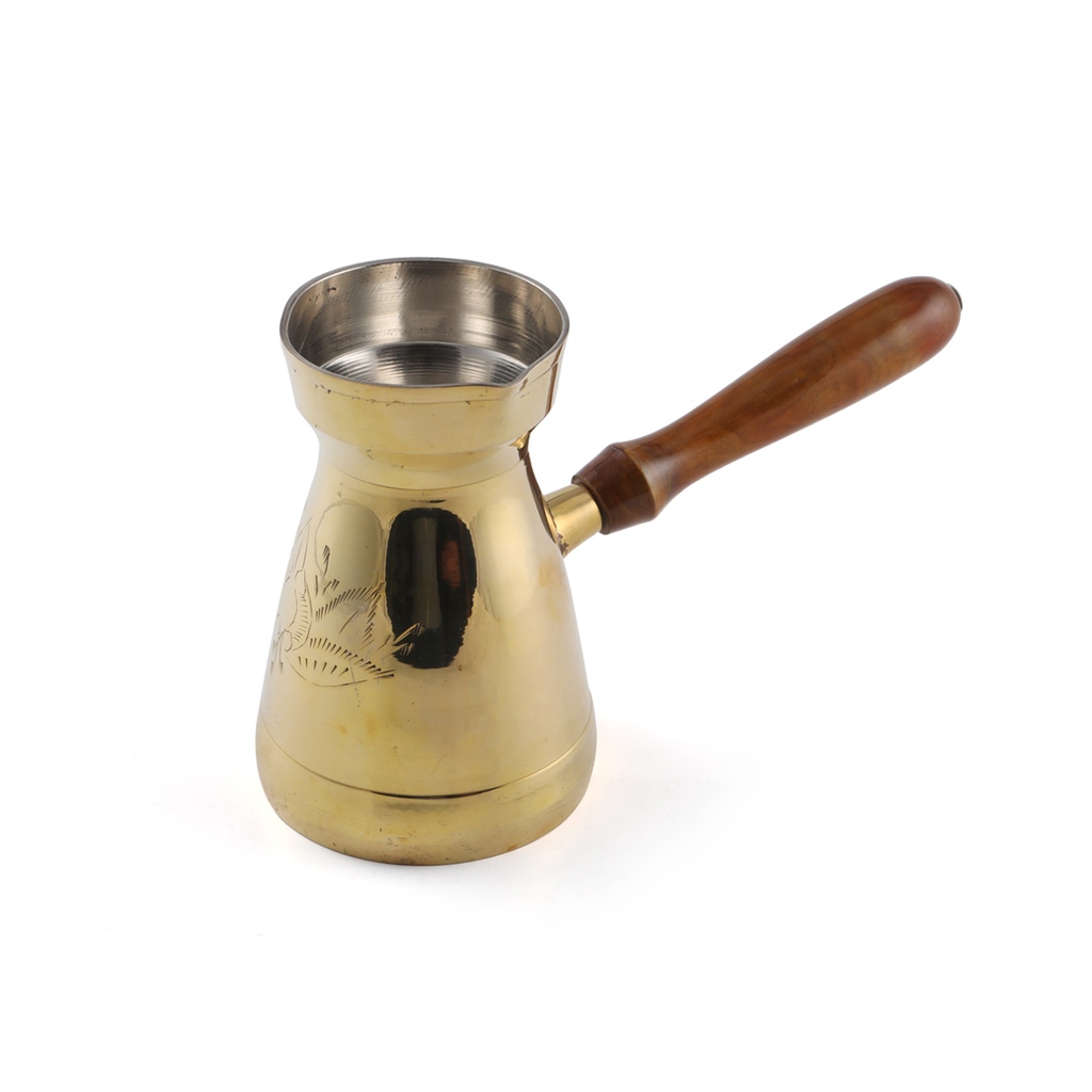 Vague Copper Brass Turkish Coffee Pot 300 ml India