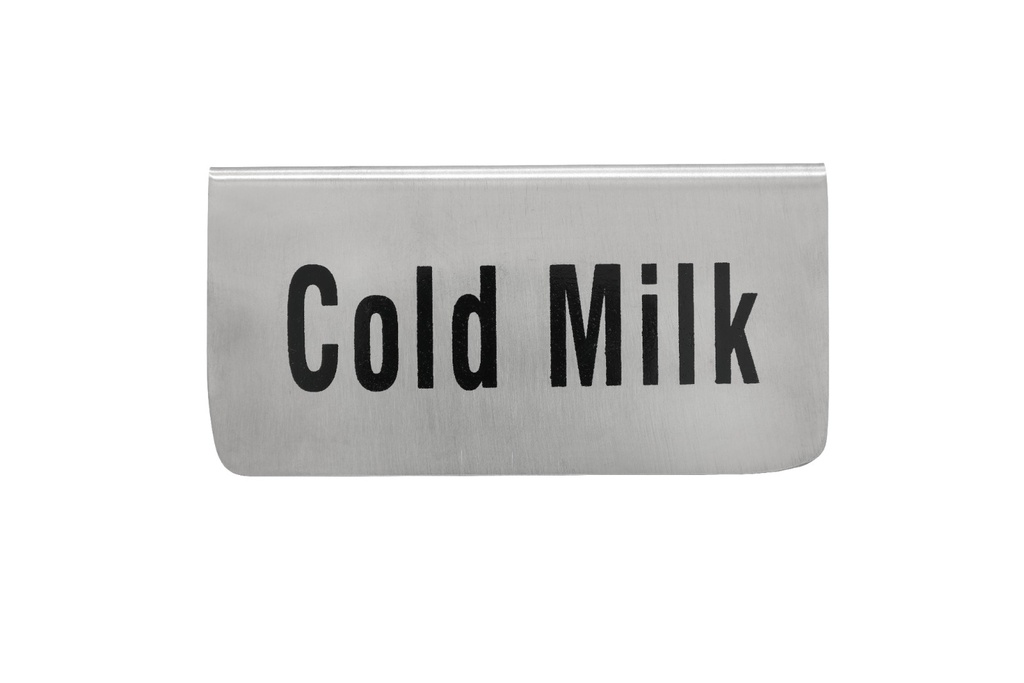 Vague Cold Milk Signage