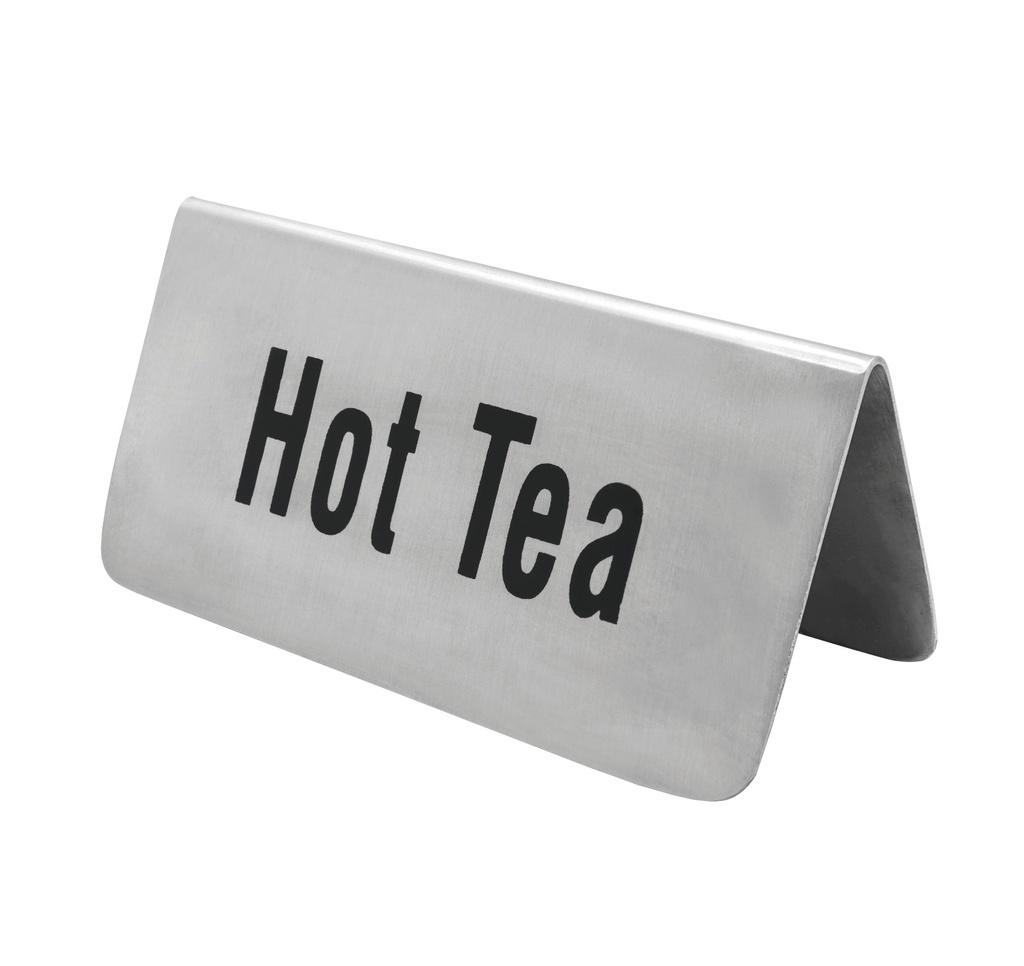 Vague Hot Tea Signage