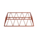 Vague Short Red Copper 1/2 GN Rectangular Display Stand Riser