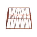 Vague Medium Red Copper 1/2 GN Rectangular Display Stand Riser