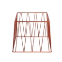 Vague Tall Red Copper 1/2 GN Rectangular Display Stand Riser