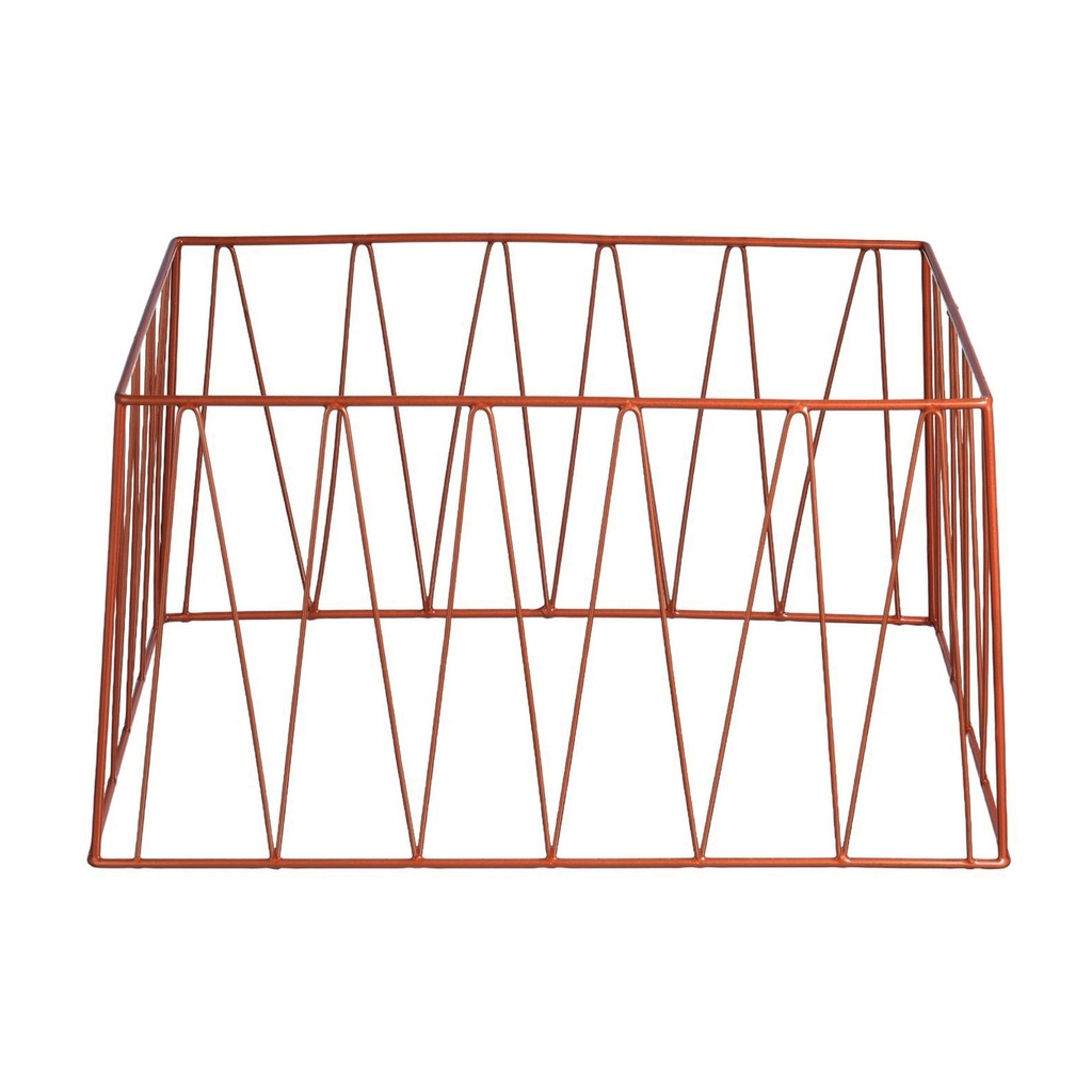 Vague Tall Red Copper 1/1 GN Rectangular Display Stand Riser 