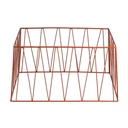 Vague Tall Red Copper 1/1 GN Rectangular Display Stand Riser 