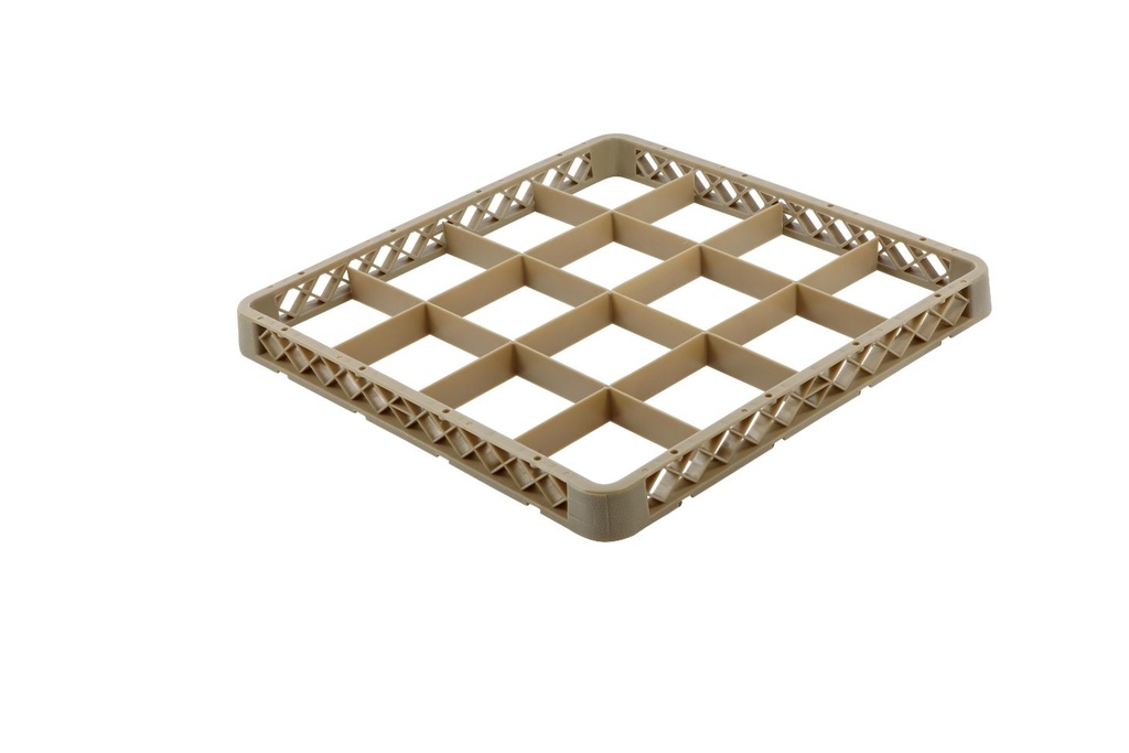 Vague Plastic 16 compartment Standard tender Beige