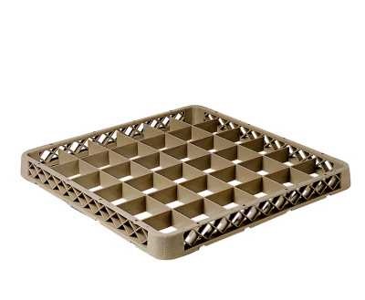 Vague Plastic 36 compartment Standard tender Beige