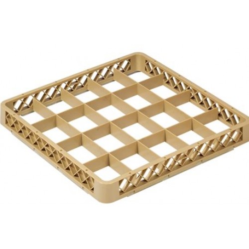 Vague Plastic 20 compartment tender Rack Beige