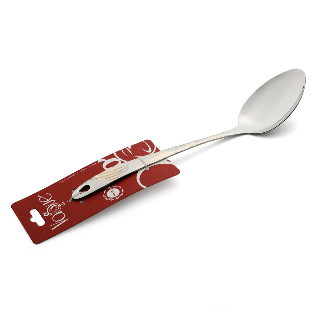 Vague Stainless Steel Serving Spoon 28 cm