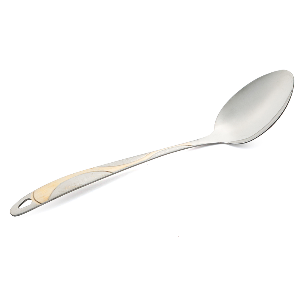 Vague Stainless Steel Serving Spoon 28 cm