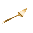 Vague Stainless Steel Gold Cake Shovel 28 cm
