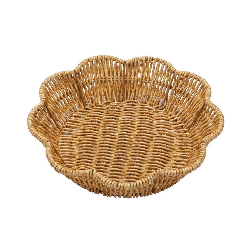 Vague Rattan Flower Basket 25 x 6.5 cm