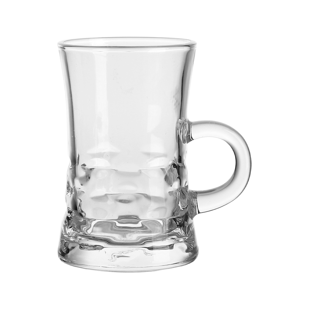 Vague Tea Glass Cup 105 ml 6 Pcs Set - V06 Design