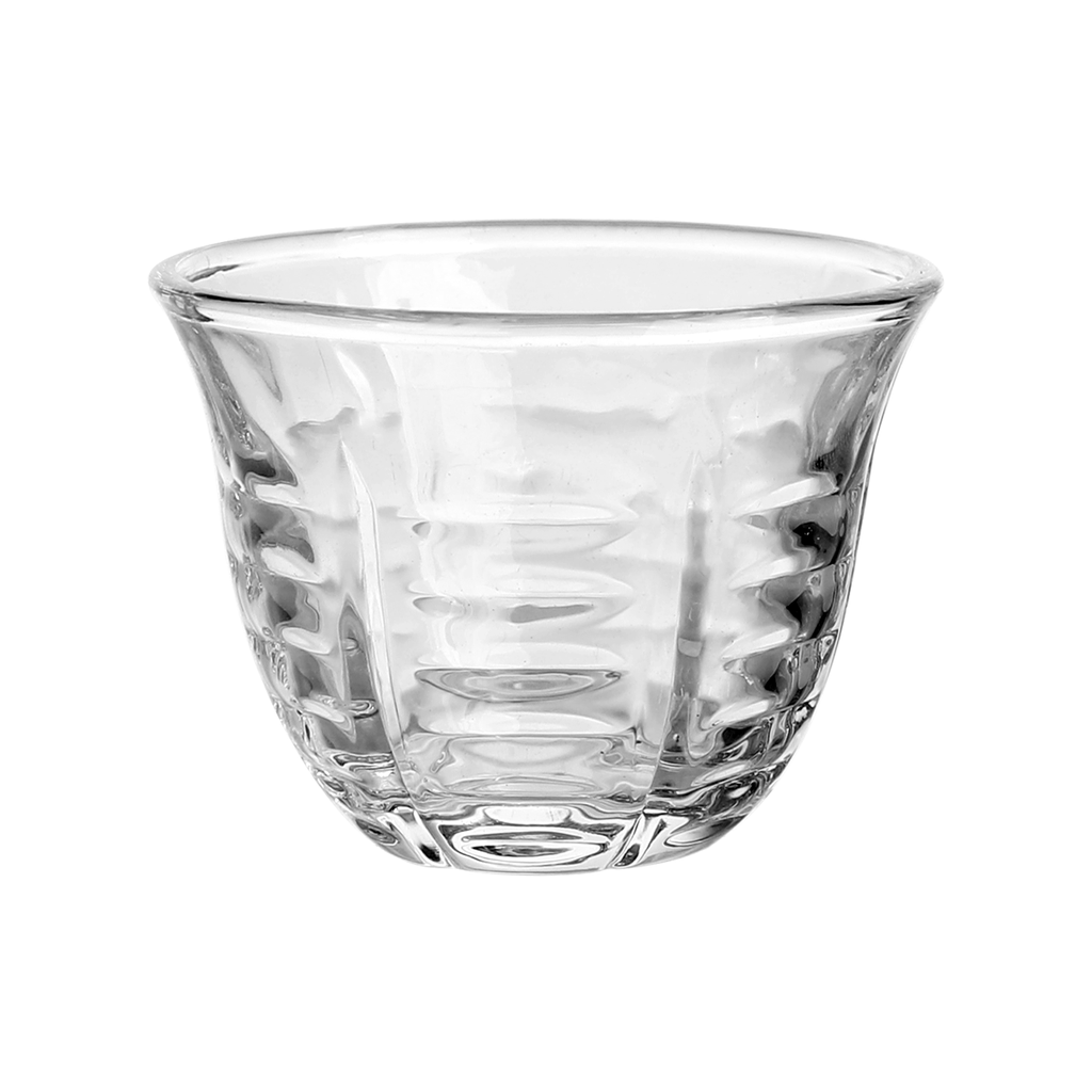 Vague 6 Pcs Glass Cawa Cup 60 ml Set - V08 Design