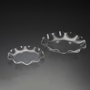 Vague Acrylic Fruit Plate 17.5 cm Clear