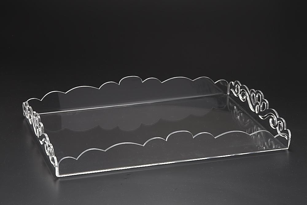 Vague Acrylic Laser Tray Rectangular 30 cm x 50 cm