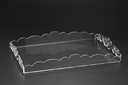 Vague Acrylic Laser Tray Rectangular 30 cm x 50 cm