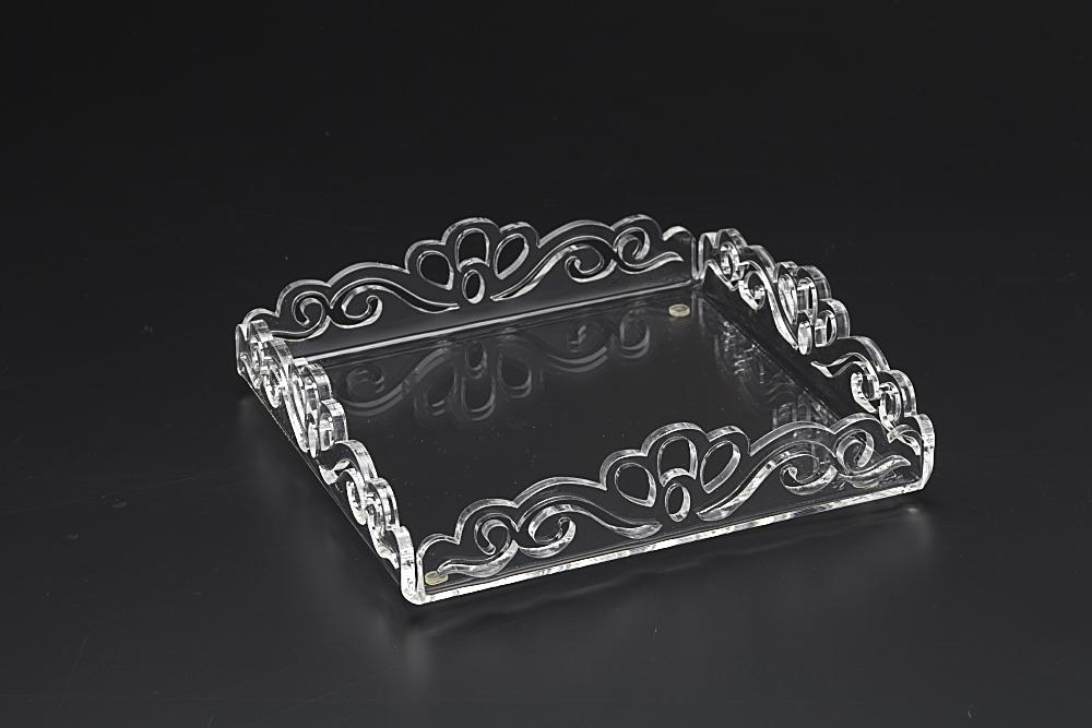Vague Acrylic Laser Tray Square 35 cm x 35 cm