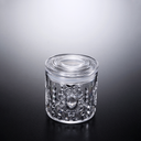 Vague Acrylic Transparent Jar Small