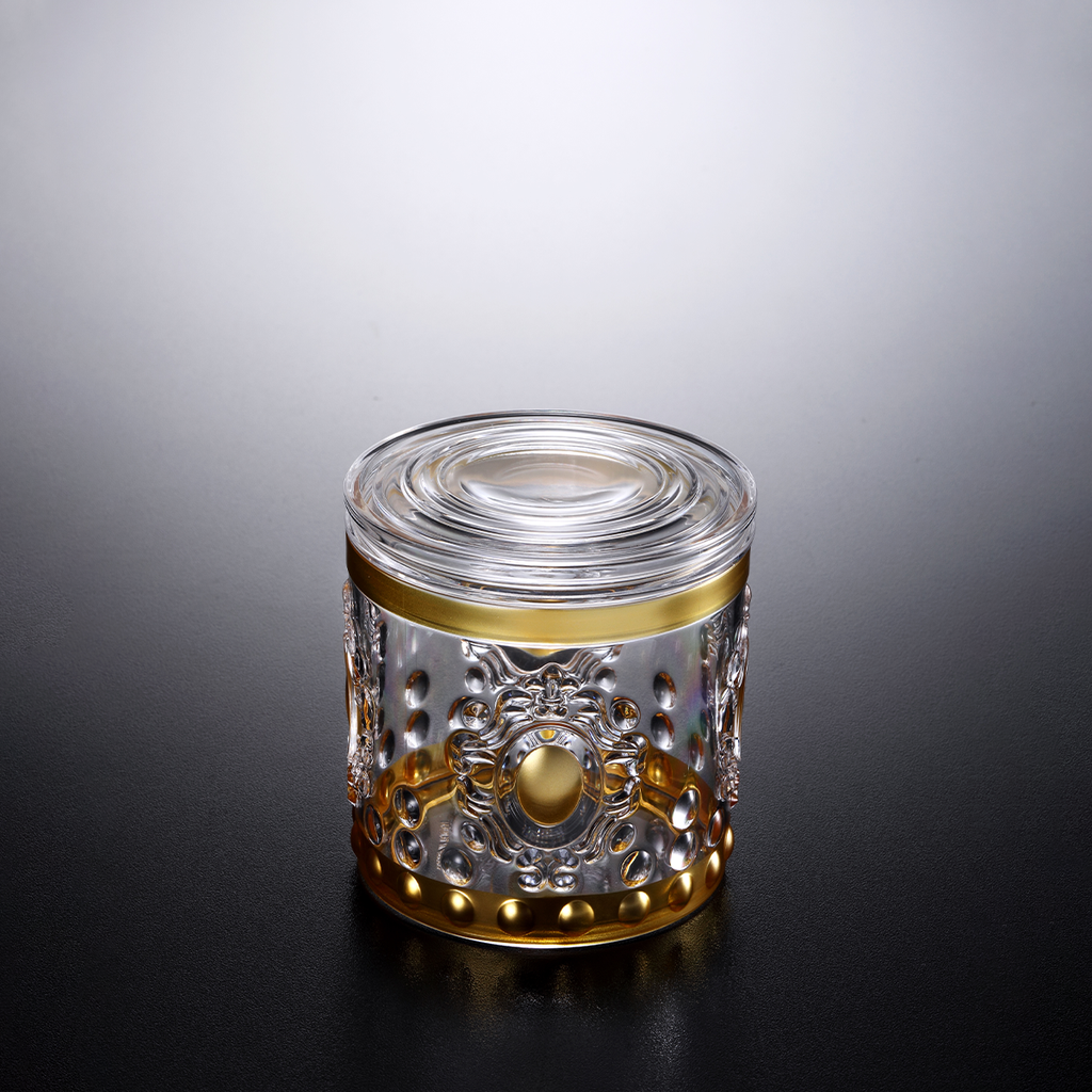 جرة ذهبية أكريليك ة صغيرة