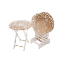 Vague Round Acrylic Round Tables Set