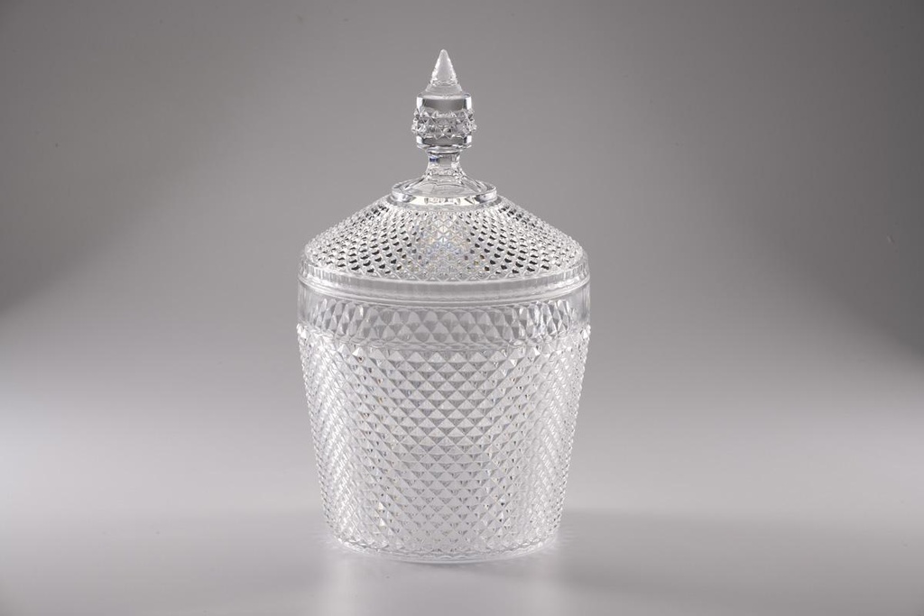 Vague Vague Clear Acrylic Diamond Bucket with Cover