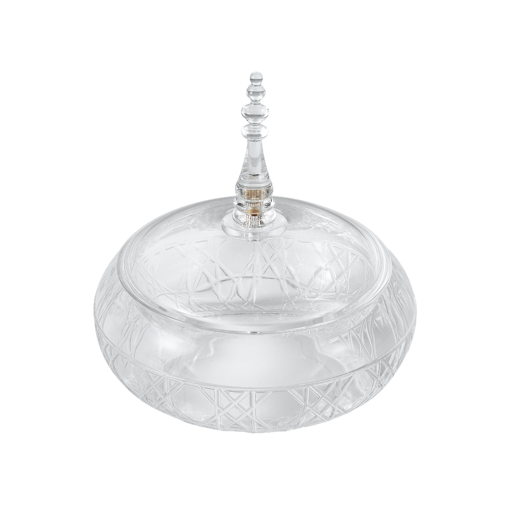 Vague Medium Round Acrylic Date Bowl 13.5 cm