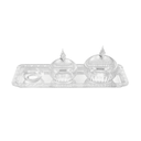 Vague Round Acrylic Date Bowls Set 42.5 x 15 cm