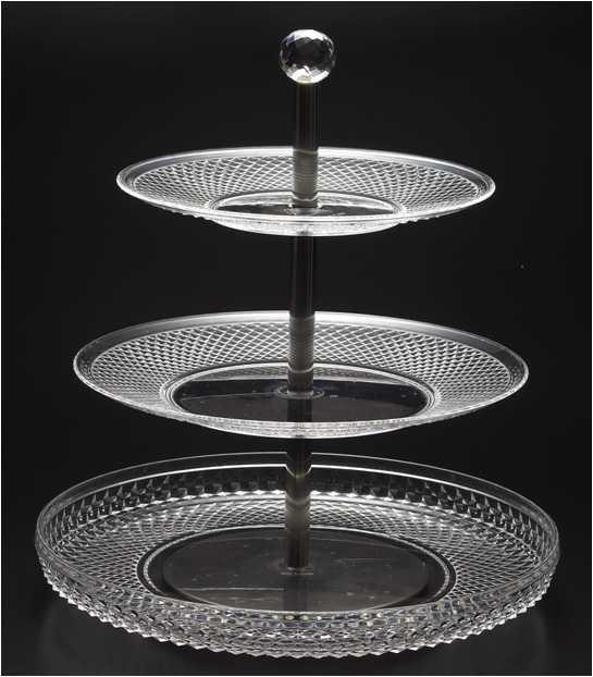 Vague Acrylic Diamond 3 Tier Sweet Set Taiwan