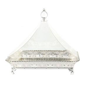 Vague Silver Square Classic Steel Cake Server 33 cm