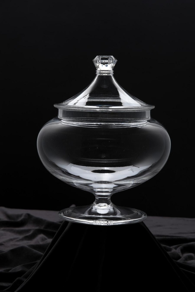 Vague Acrylic Crown Candy Box Small