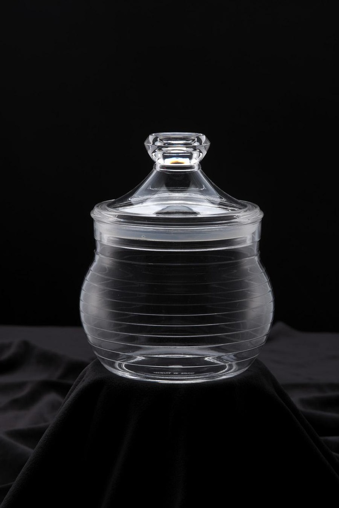 Vague Acrylic Line Jar Small
