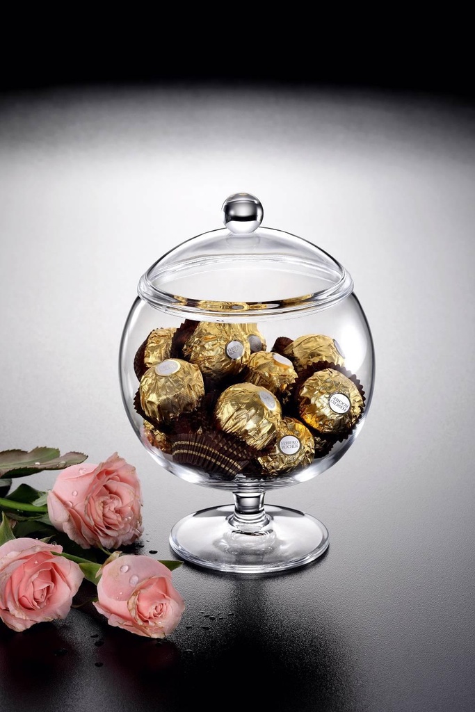 Vague Acrylic Belly Candy Box Large Clear