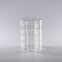 Vague Acrylic 4 Layers Flower Shape Serving Stand