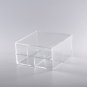 Vague Acrylic 4 Compartments Serving Tea Box